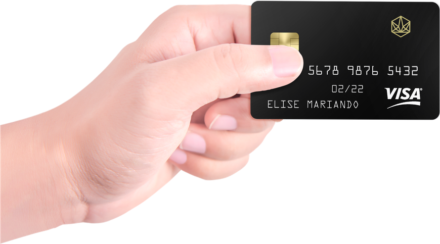 Male Hand Holding Credit Card Png Photos (black)