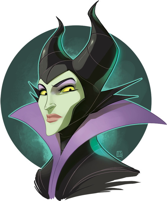 Maleficent Png Pic (mint, black, teal)