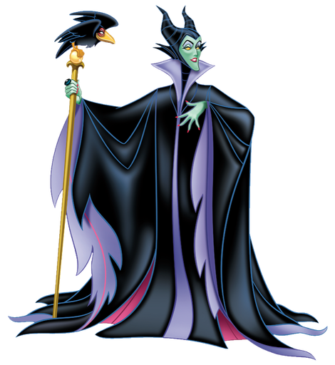 Maleficent Transparent Background (gray, black)