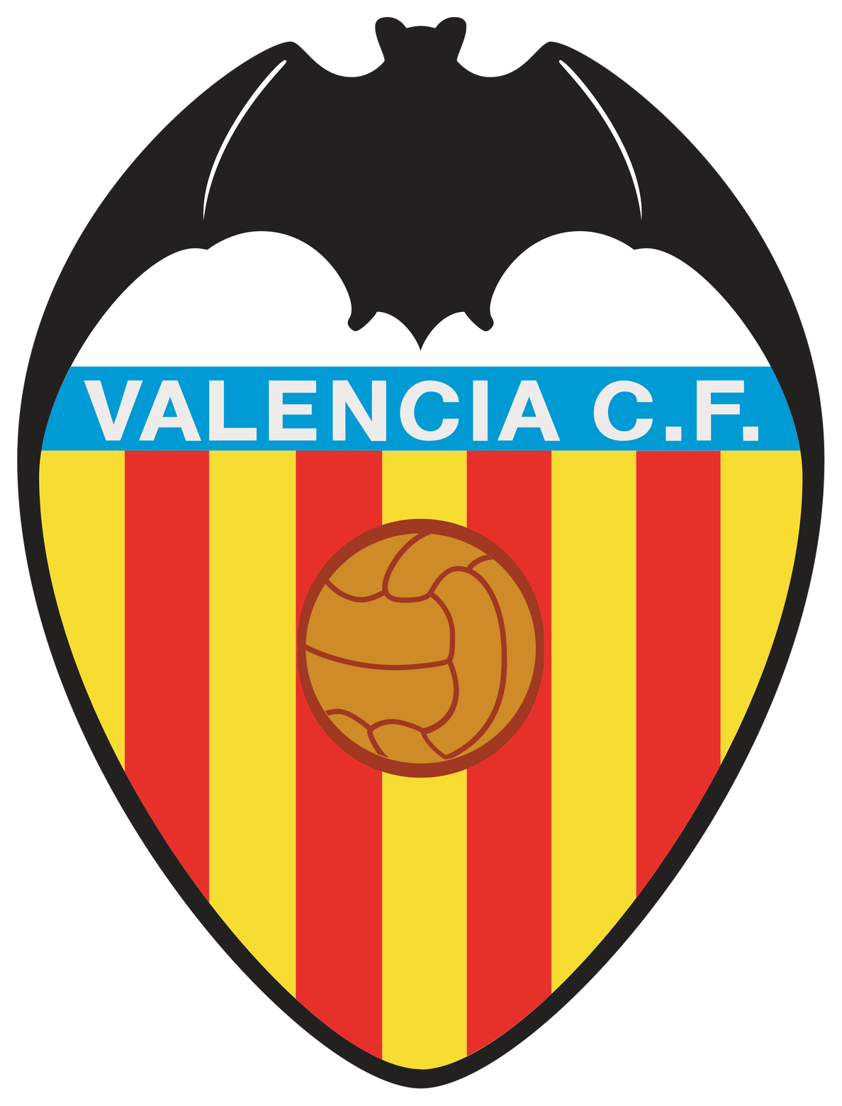 Valencia Cf Png Hd (red, black, gold, chocolate, white)