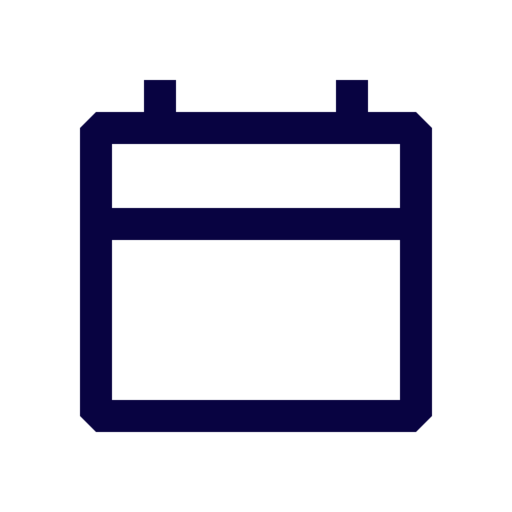 Calendar 1 Free Transparent Png Icon Download (navy, black)