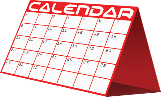 Calendar Clipart Png Clipart (white, maroon, black)