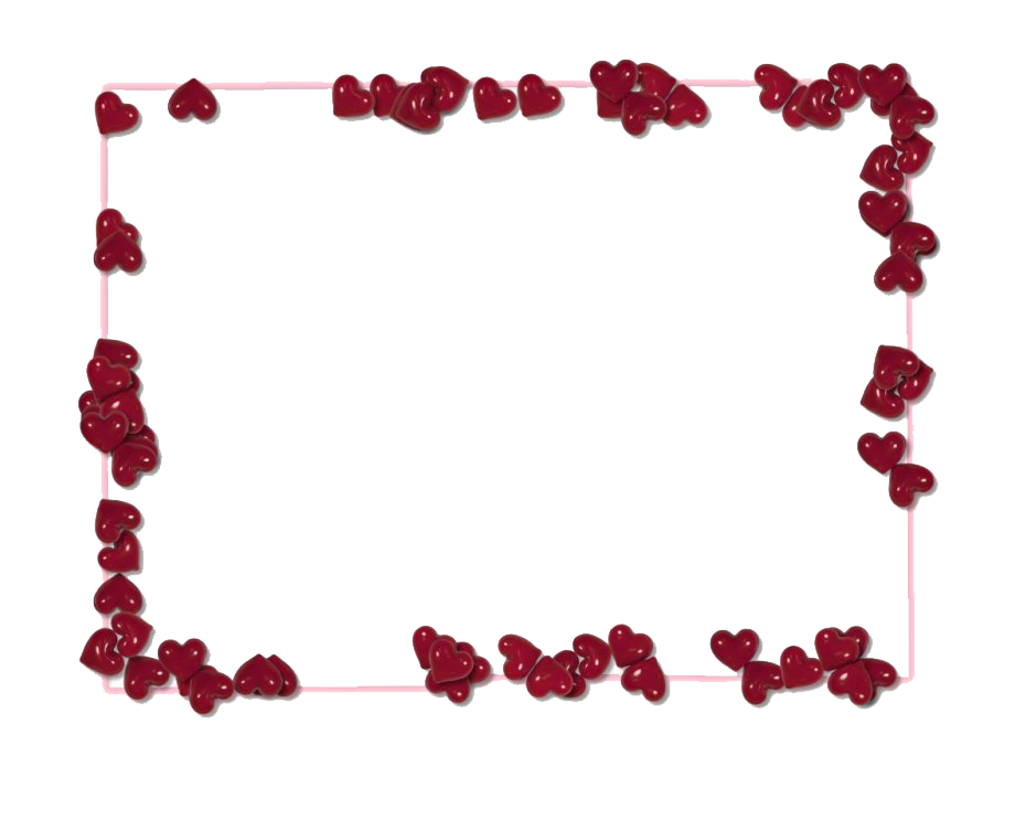 Valentine Frame Png Image (white)