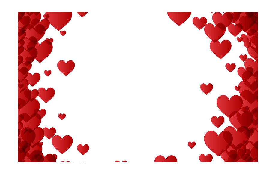 Valentine Frame Png Picture (maroon, red, white)