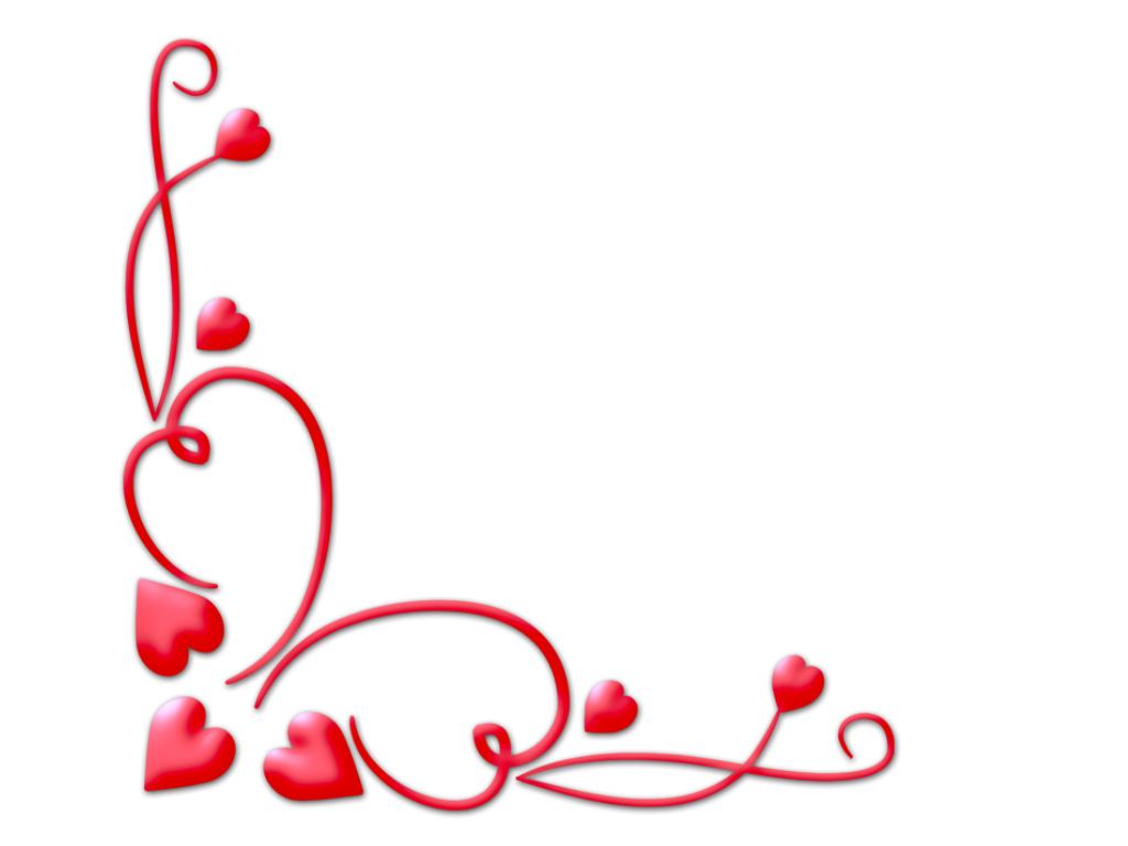 Valentine Frame Png (black)