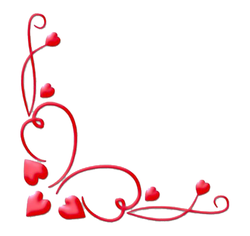 Valentines Day Border Png Picture (red, white)