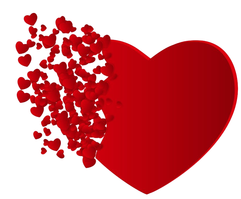 Valentines Day Heart Png Clipart (red, maroon, white)