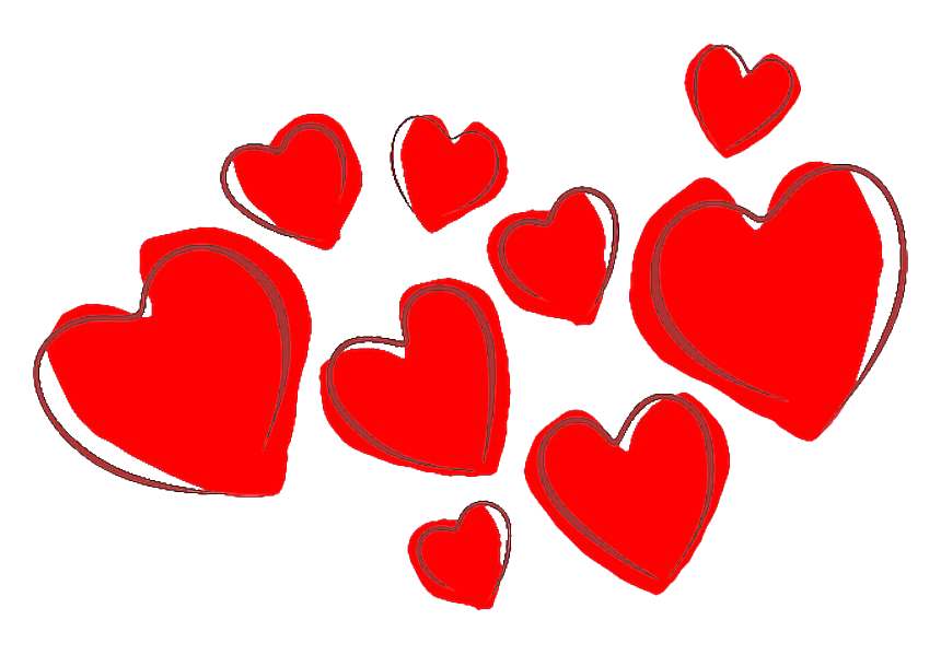 Valentines Day Heart Png Download Image (red, white)