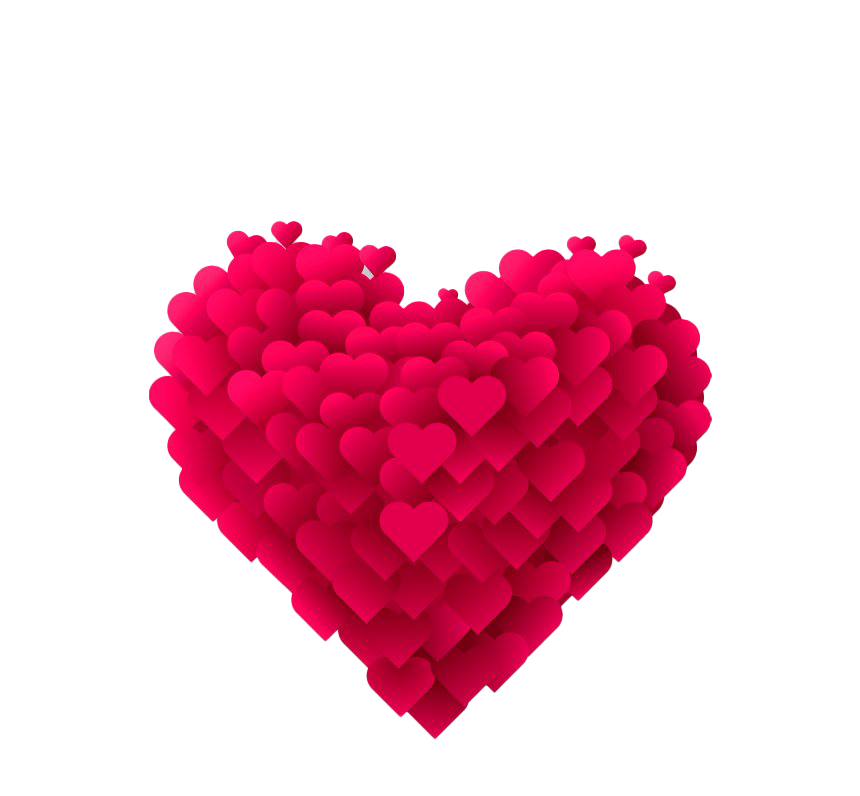 Valentines Day Heart Png High Quality Image (maroon, red, white)