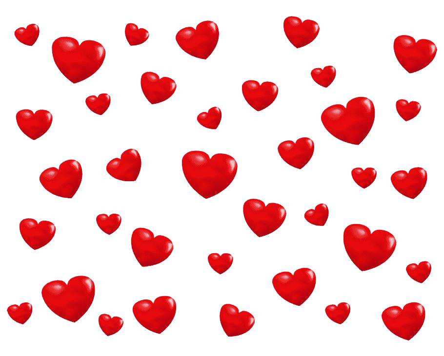 Valentines Day Heart Png Image File (red, white)