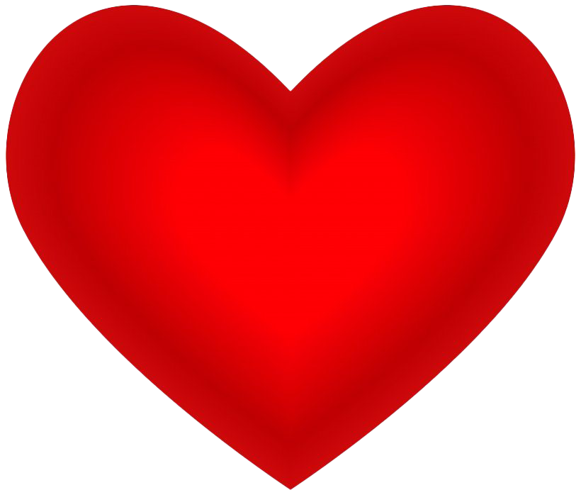 Valentines Day Heart Png Image Hd (red, white)