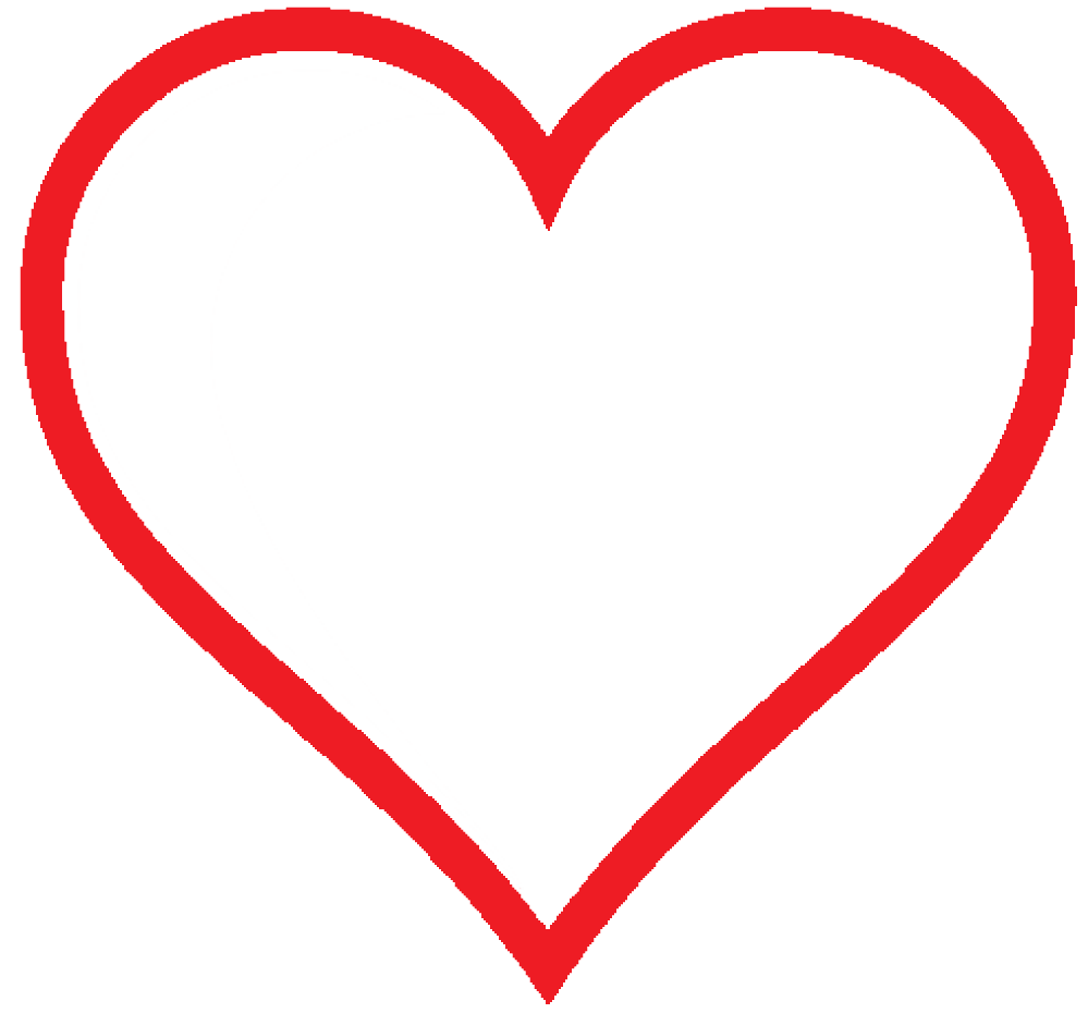 Valentines Day Heart Png Photo (red, white)