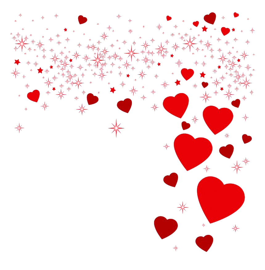 Valentines Day Heart Png Pic (red, white)