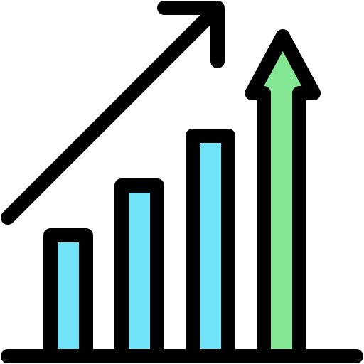 Sales Finance Commerce Shopping Bars Chart Line Business Icon Free Nobackground Png Icon Download (gray, green, black, mint)