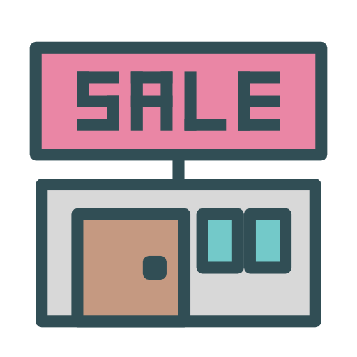 Saleshop Icon Free Png Icon Download (salmon, navy, black, lavender, teal)