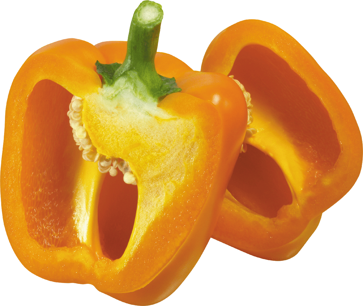 Half Bell Pepper Yellow Transparent Png (black, maroon, chocolate)