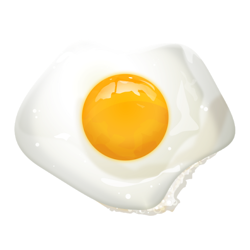 Half Fried Egg Png Hd (black, beige, white)