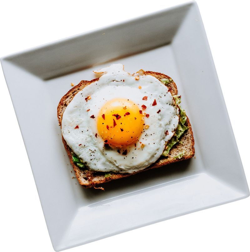 Half Fried Egg Png Pic (black, silver, lavender)