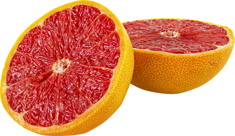 Half Grapefruit Png File (black, gold, chocolate, orange)