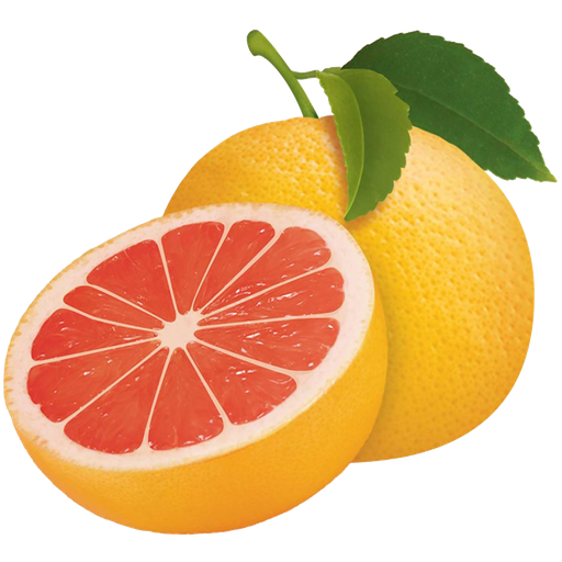 Half Grapefruit Transparent Png (black, chocolate, orange, green)