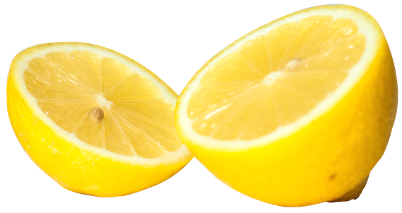 Half Lemon Png Clipart (black, gold)