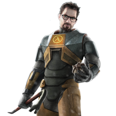 Half Life Png Transparent Image (black)