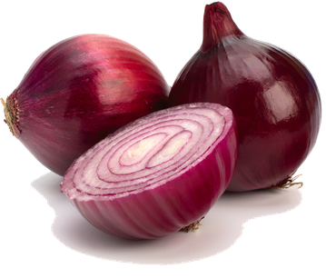 Half Onion Png File (silver, maroon, black)