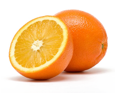 Half Orange Png Photos (white)