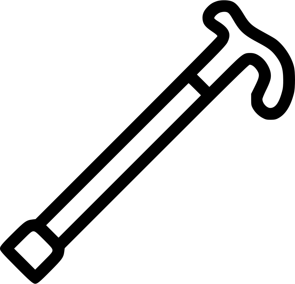 Walking Stick Png Free Download (black, white)