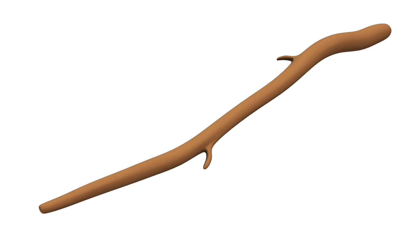 Walking Stick Png Isolated File (gray)