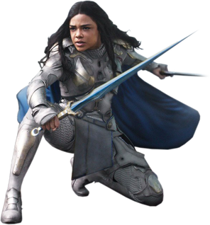 Valkyrie Marvel Png Pic (indigo, black, white)