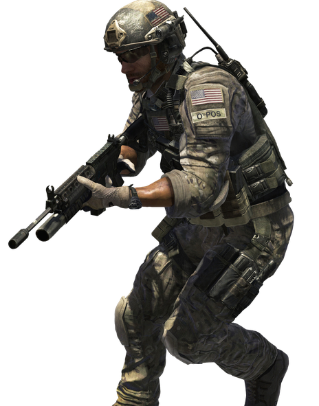 Call Of Duty Modern Warfare 2 Png Clipart (black)