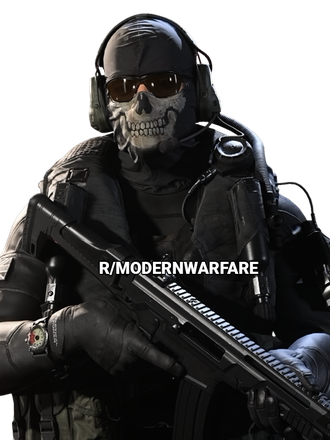 Call Of Duty Modern Warfare 2 Png File (black)