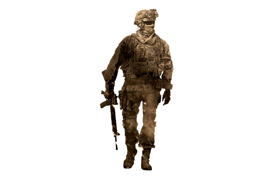 Call Of Duty Modern Warfare 2 Png Isolated Hd (black)