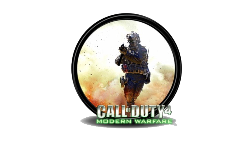 Call Of Duty Modern Warfare Png File (white, black)