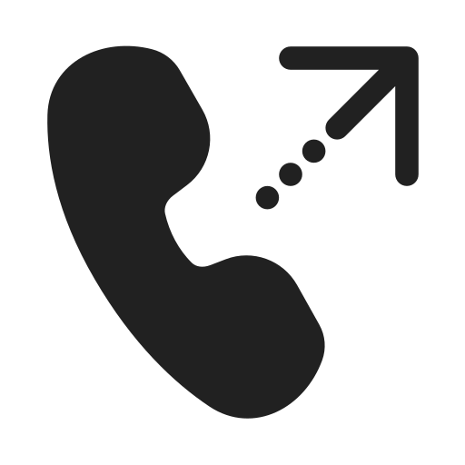 Call Transfer Filled Icon Free Png Icon Download (black)