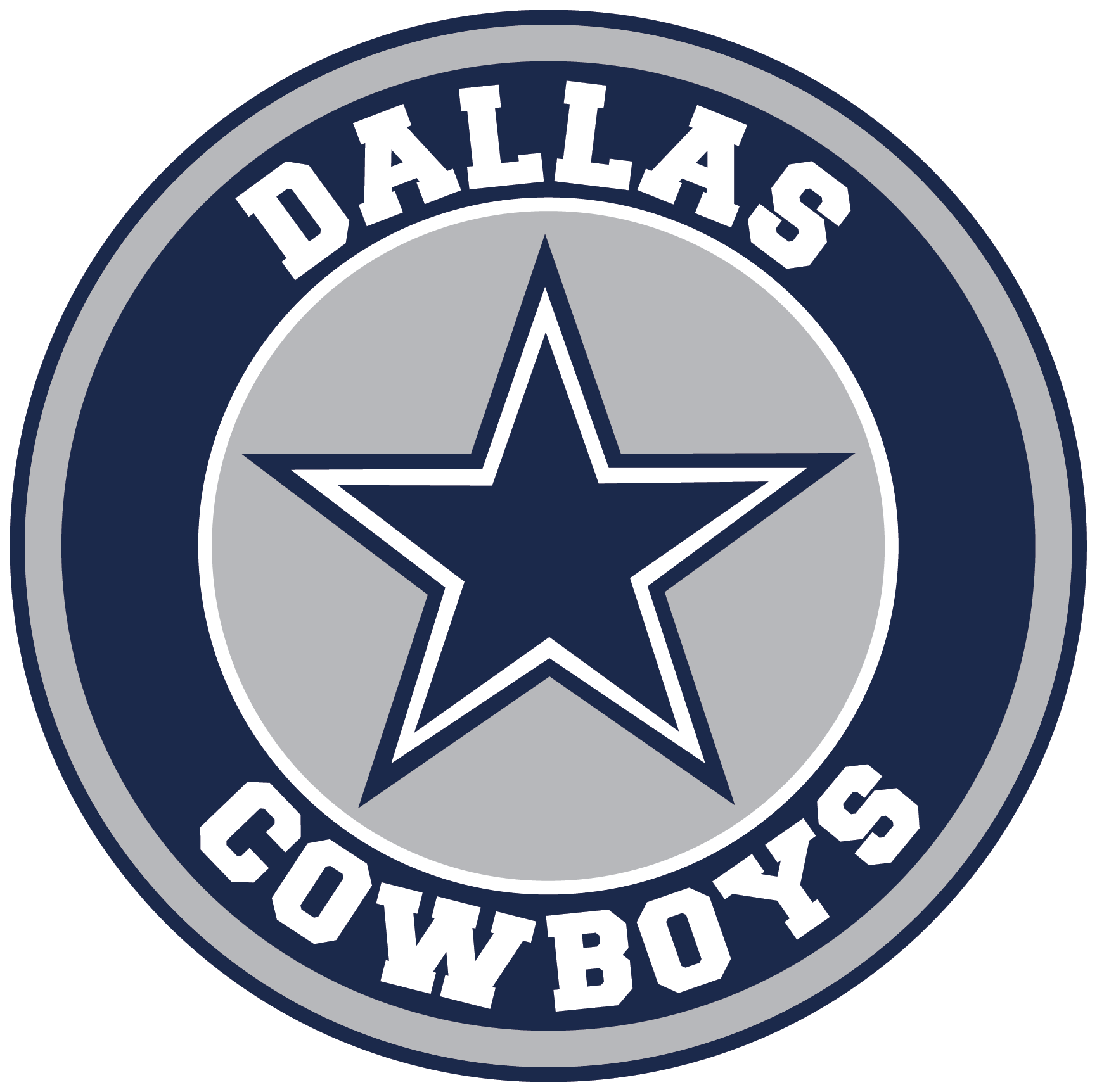 Dallas Cowboys Png Pic (white, navy, silver)