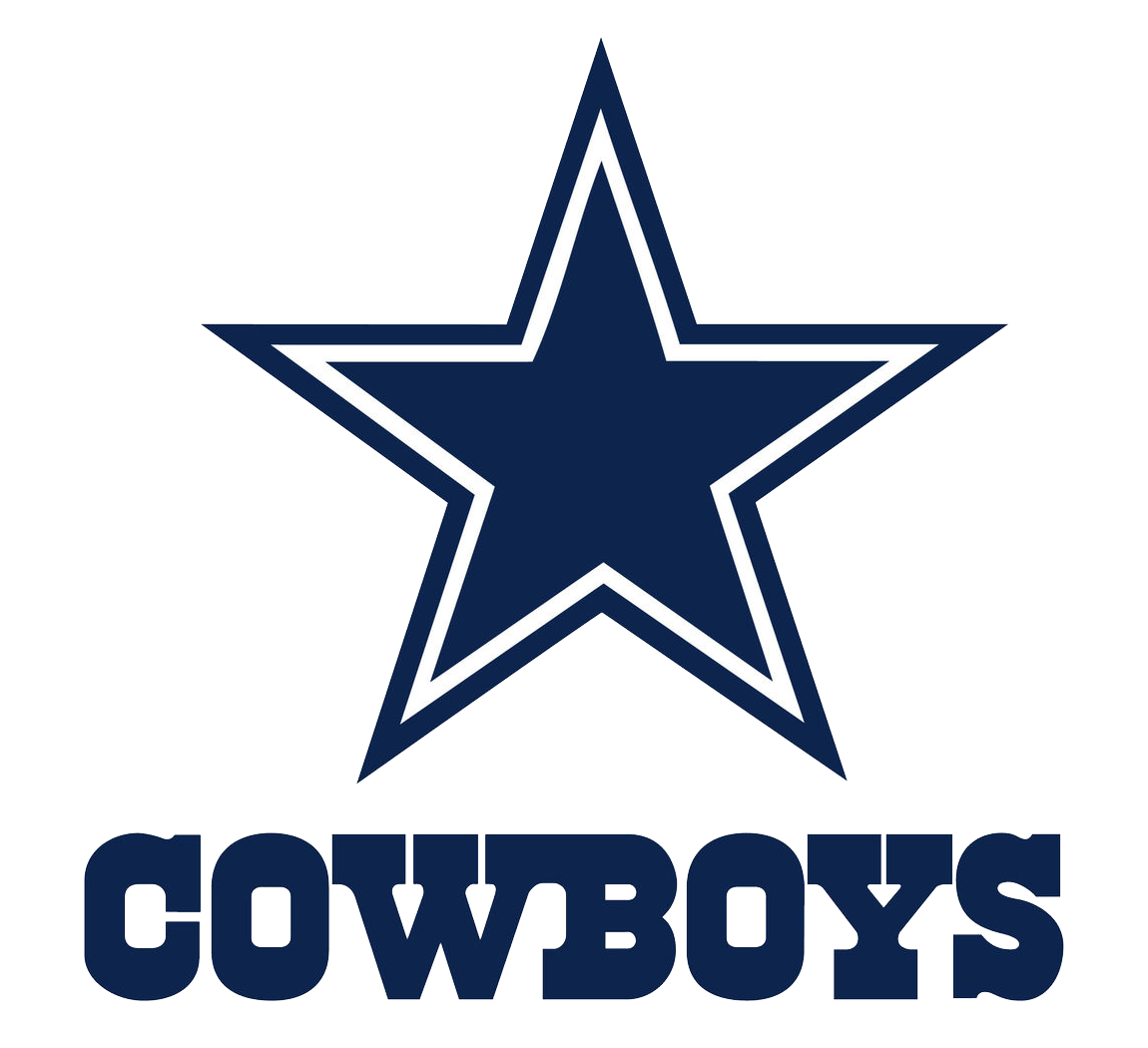 Dallas Cowboys Png Transparent (white, navy)