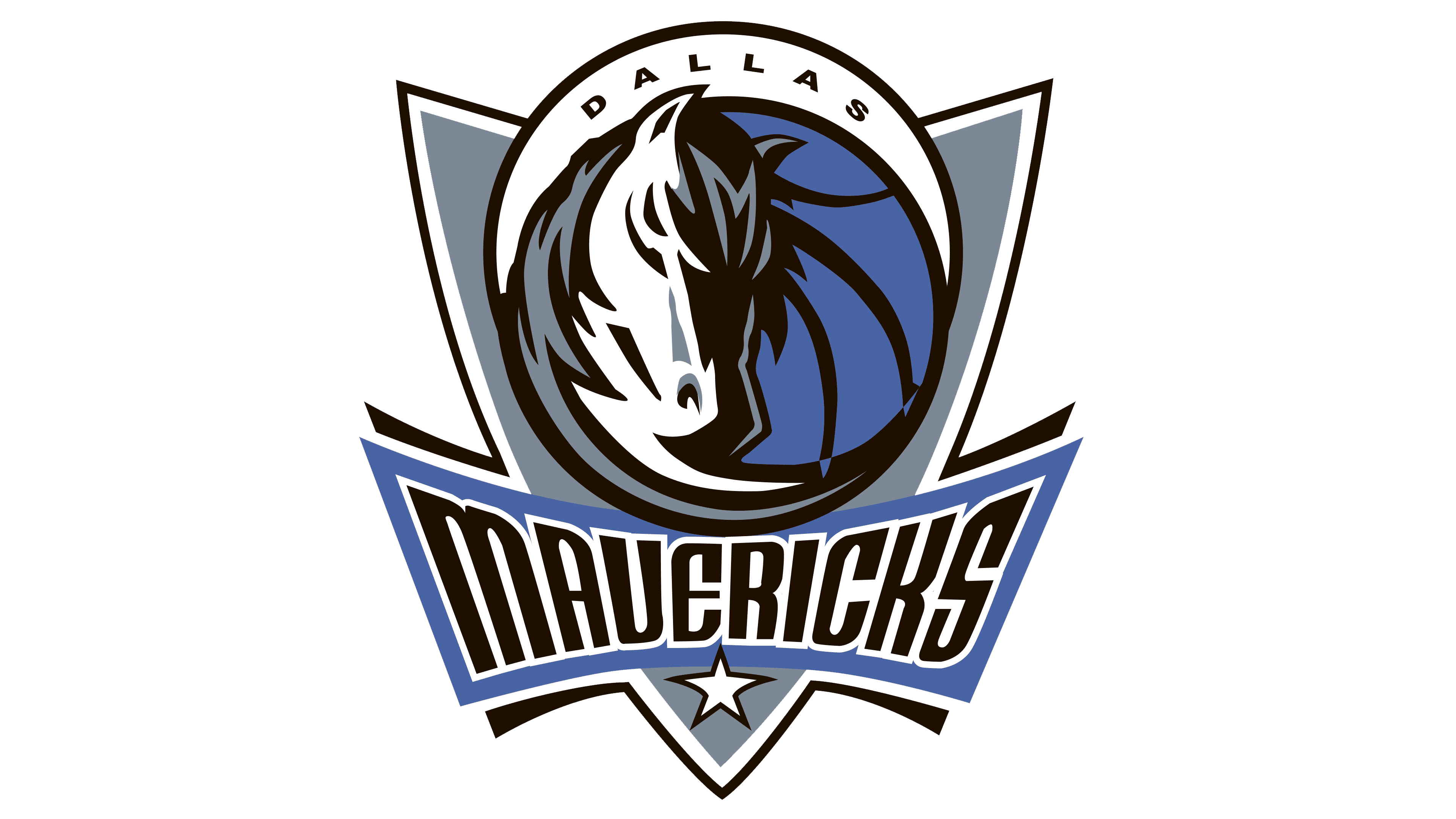 Dallas Mavericks Png Hd (gray, white)