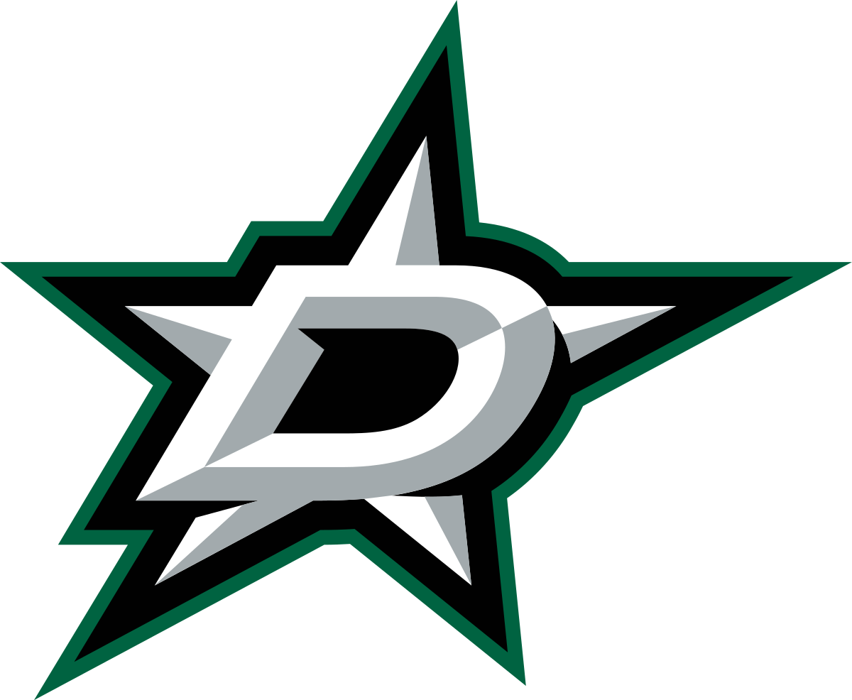 Dallas Stars Png Photo (silver, black, white, teal)