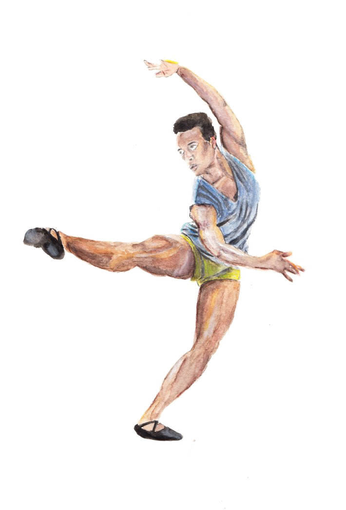 Ballet Dancer Png File (white)