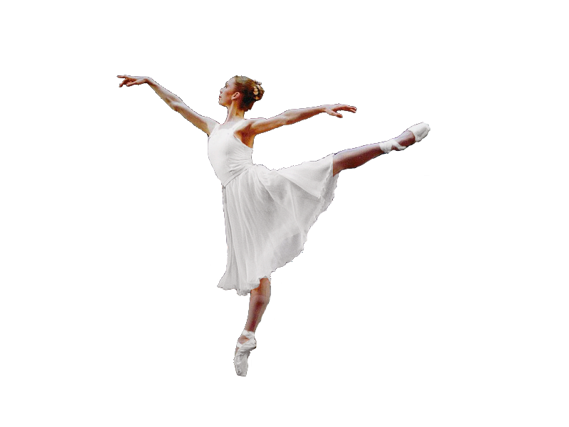 Ballet Dancer Transparent Png (white, silver)