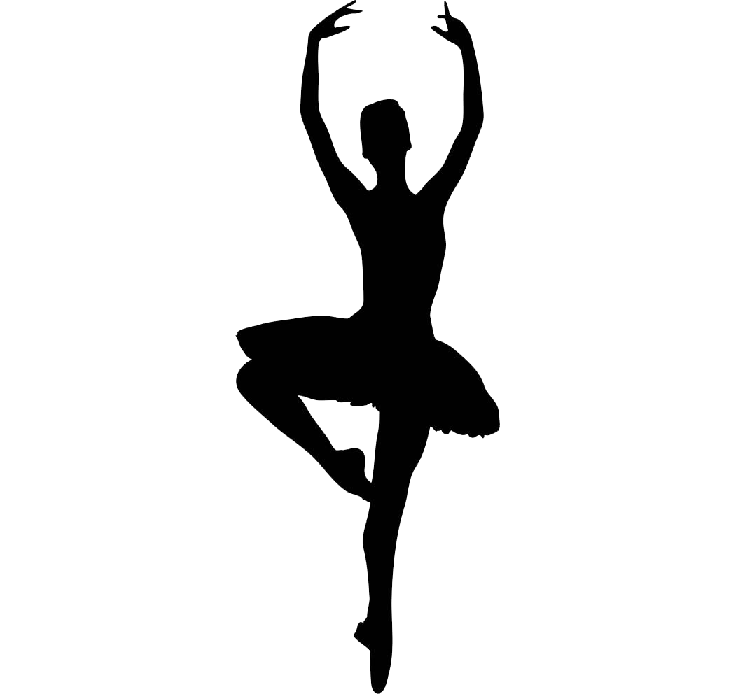 Ballet Png Pic (white, black, silver)