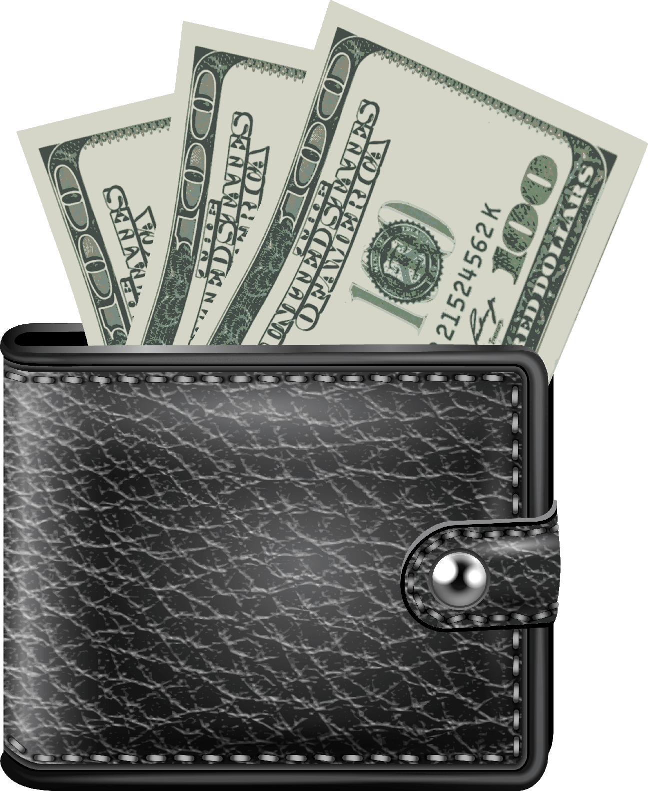 Wallet Png Transparent Background (indigo, gray, silver)