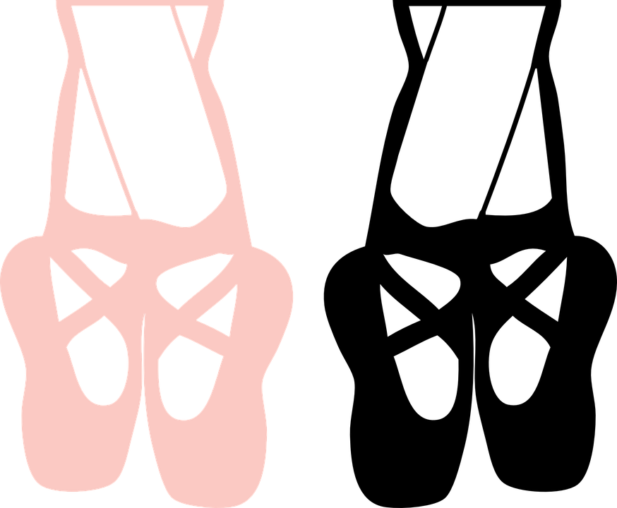 Ballet Shoes Png Hd (pink, black)