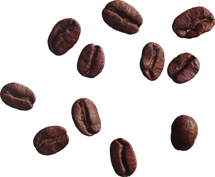 Falling Beans Transparent Png (black)