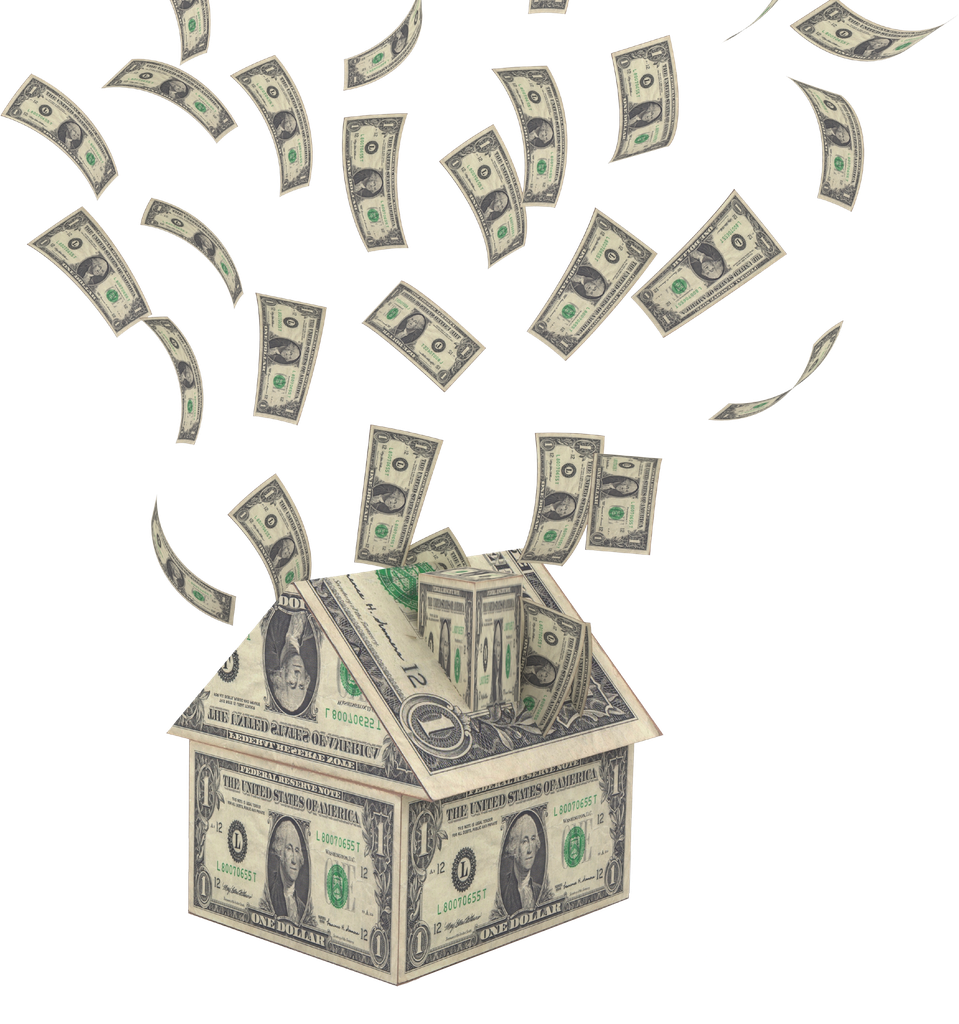 Falling Money Png Image File (black, gray)