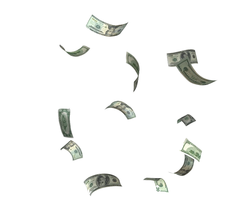 Falling Money Png Picture (lavender, white)