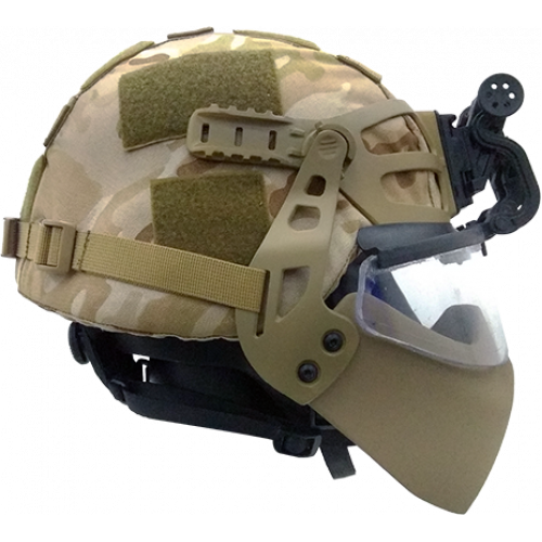 Ballistic Helmet No Background (black, lavender, white, silver)