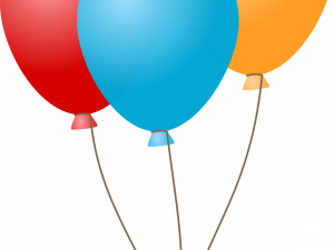 Balloons Png 2 300X225 (black, teal, orange, red)